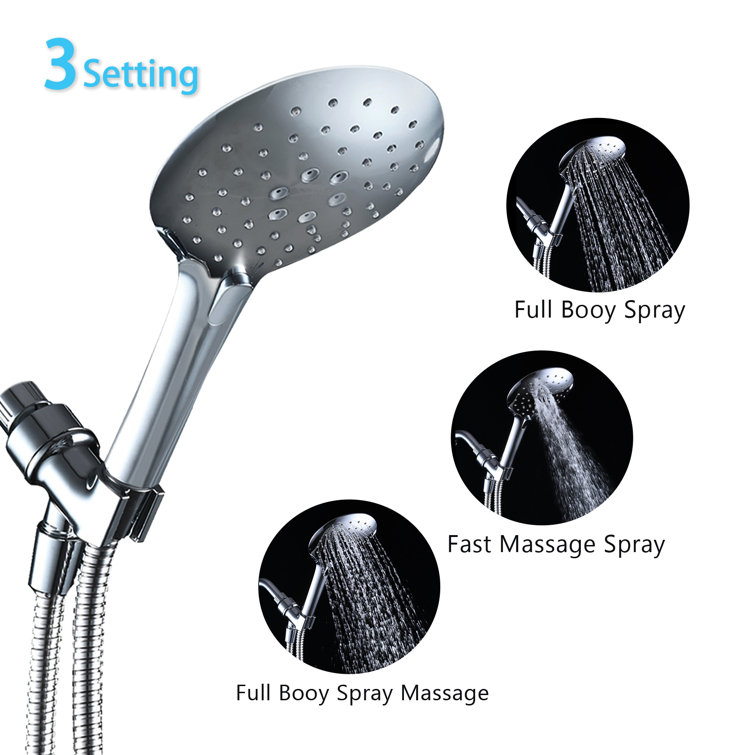 JOYHOPE Handheld Shower Head 2.5 GPM GPM & Reviews Wayfair Canada